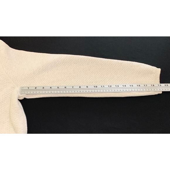 Offline by Aerie Womens Jacket XS Cream Cropped Zip Front Normcore Athleisure - Picture 10 of 16